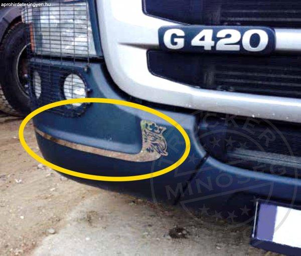 Scania inox lökhárító dísz ködlámpák alá