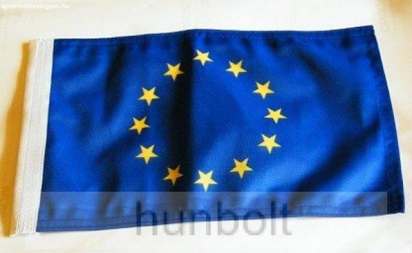 Európai uniós 2 oldalas hajós tépőzáras zászló (20X30 cm) 