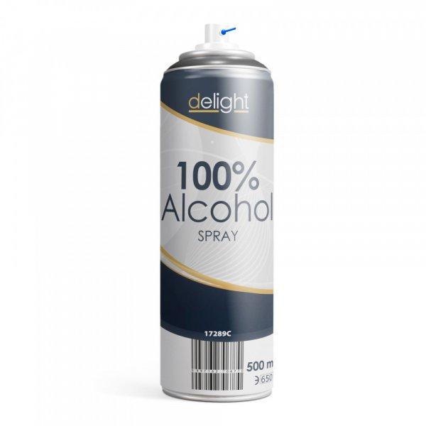 DeLight 100% Alkohol spray - 500 ml (17289C)