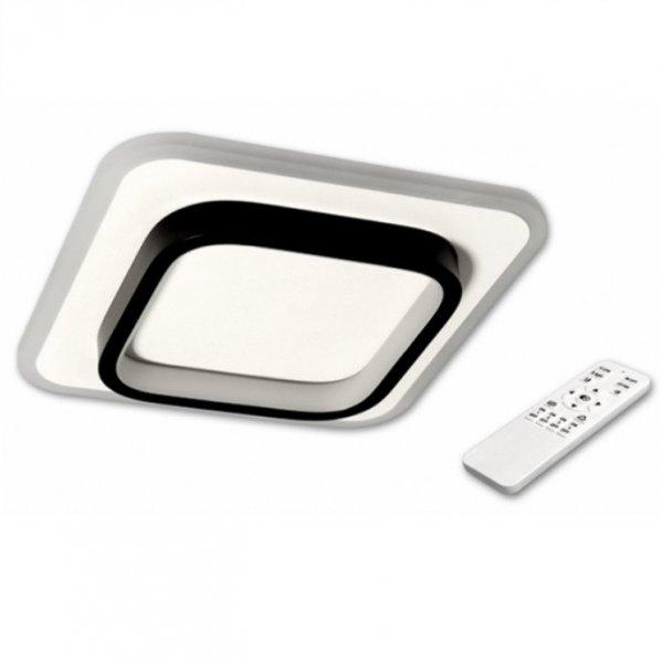 MasterLED Galaxis Falcon 35 W-os, 24x24x5 cm fekete-fehér LED távirányítós
mennyezeti lámpa
