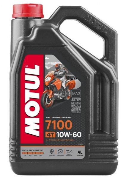 MOTUL 7100 4T 10W60 Motorkerékpár olaj 4 Liter Szinetikus motorolaj