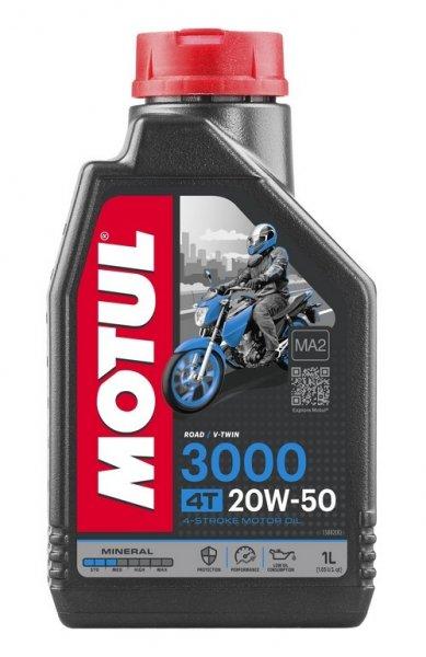MOTUL 3000 4T 20W50 1 Liter Motul 4 ütemű ásványi Motorkerékpár olaj
(Harley-Davidson)