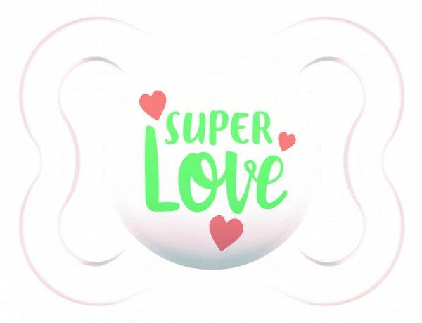 MAM Mini Air 0+ szilikon nyugtató cumi - Super Love