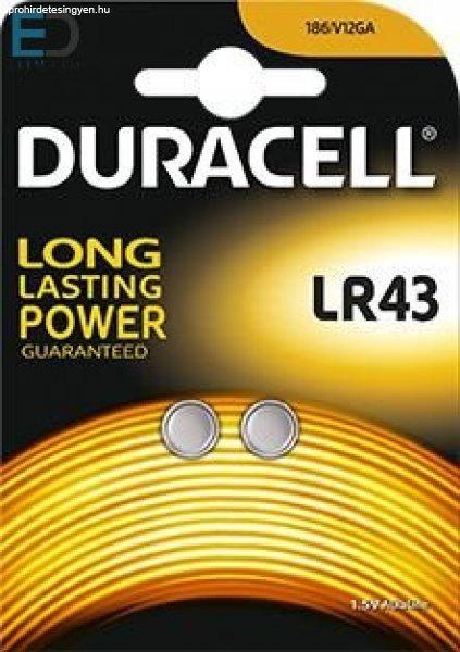  Duracell LR43 1,5 V 186 / V12GA B2 ( 1db elem )