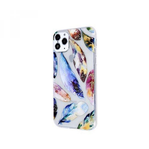 Ultra Trendy - Apple iPhone 6 / 6S (4.7) vékony szilikon tok (Madártoll
mintás 2)