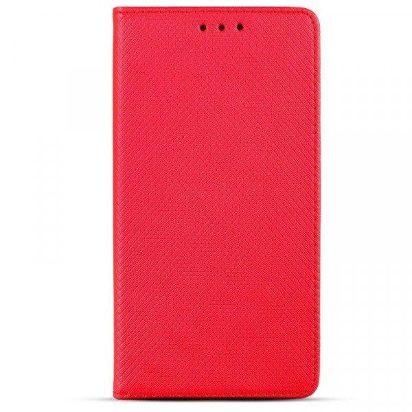Smart magnet Apple iPhone 12 Mini 2020 (5.4) oldalra nyíló mágneses könyv
tok szilikon belsővel piros