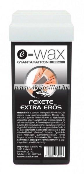 E-Wax Gyantapatron Fekete extra erős széles görgőfejjel 100ml