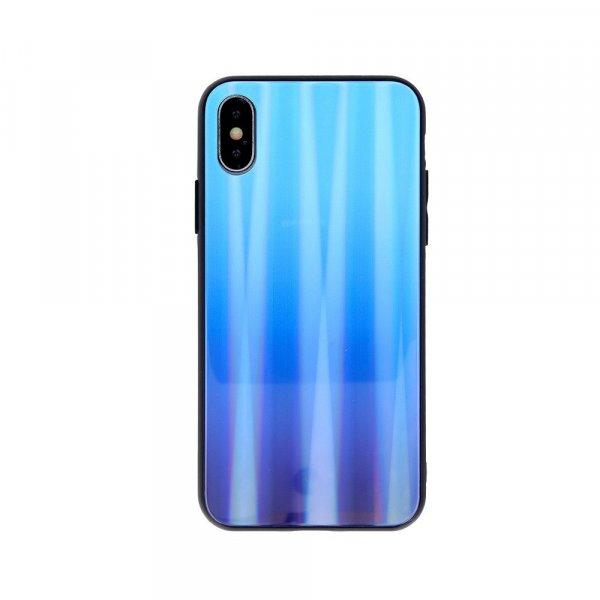 Rainbow szilikon tok üveg hátlappal - Samsung A105 Galaxy A10 / M10 (2019)
világoskék
