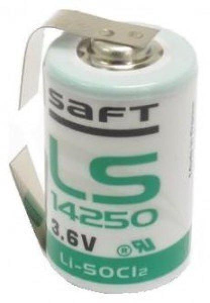 SAFT lithium elem 3,6V 1/2 AA (1/2 ceruza) LS14250 "U" forrfüllel
