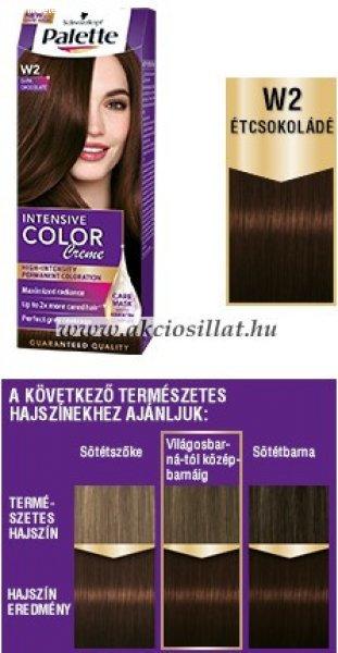 Schwarzkopf Palette Intensive Color Creme W2 Étcsokoládé krémhajfesték