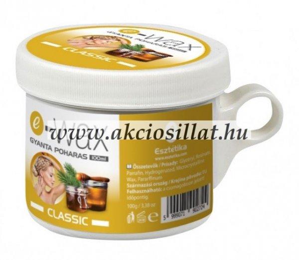 E-Wax Classic poharas gyanta normál bőrre 100g