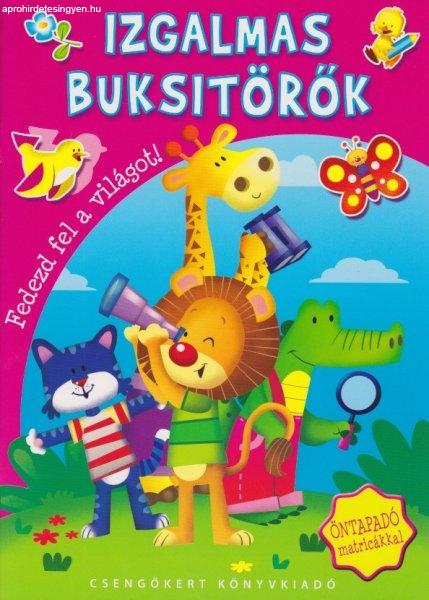 Izgalmas buksitörők - Öntapadó matricákkal