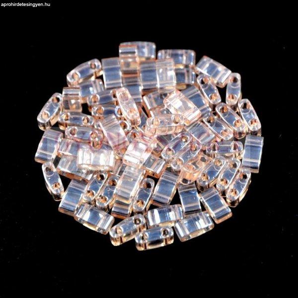 Miyuki féltila gyöngy - 365 - Light Shell Pink Luster - 2.3x5mm