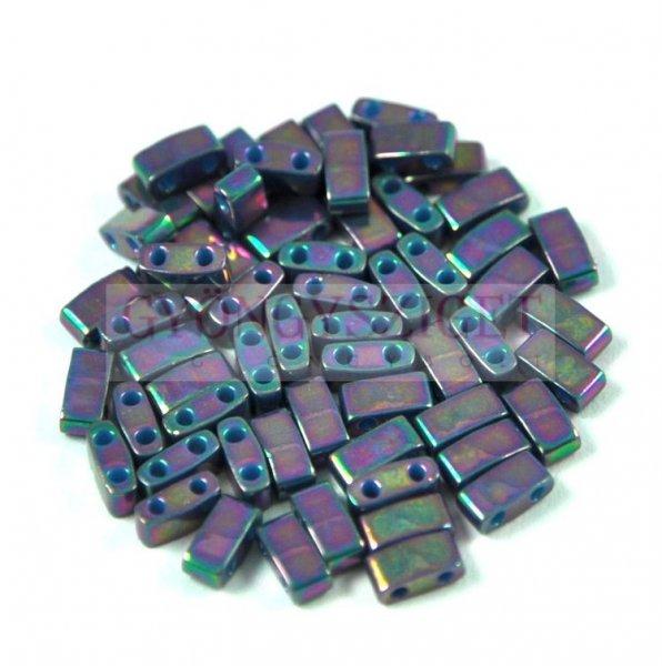 Miyuki féltila gyöngy - 1898 - Rainbow Luster Purple Gray - 2.3x5mm