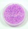 Miyuki ksagyngy - 222 - Lavender Lined Crystal - mret:15/