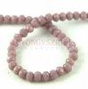 Csiszolt fnk gyngy - Purple - 3x4mm - szlon