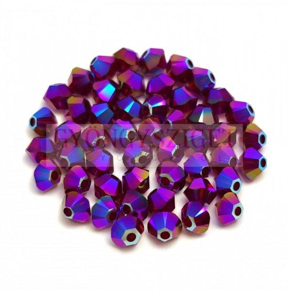 Swarovski bicone 3mm - Siam Shimmer 2x