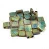 Miyuki tila gyngy - 2008 - Matte Metallic Patina Iris - 5mm