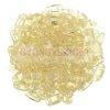 Cseh ktlyuk hasb - 2 hole bar gyngy - Crystal Champagne 