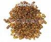 Cseh ktlyuk hasb - 2 hole bar gyngy - Gold Luster Smoky 