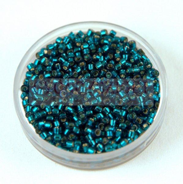 Miyuki delica gyöngy 0608 - Silver Lined Blue Zircon - 11/0