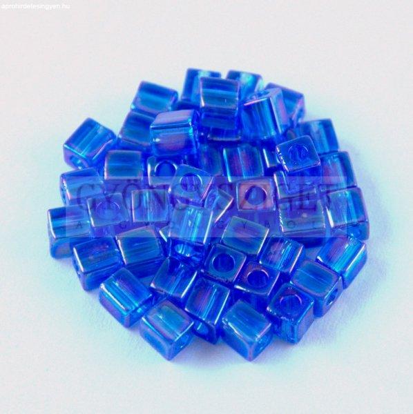 Miyuki kocka gyöngy - 0290 - Sapphire AB - 4mm