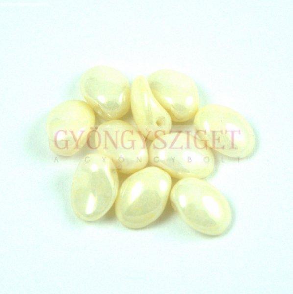 Préselt virágszirom gyöngy - Tulip Petal - 8x6mm - Alabaster Light Beige
Luster