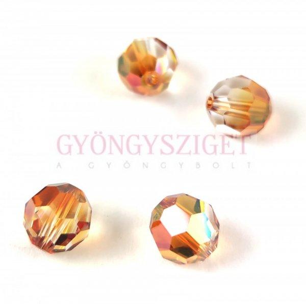 Swarovski csiszolt golyó 8mm - Crystal Copper