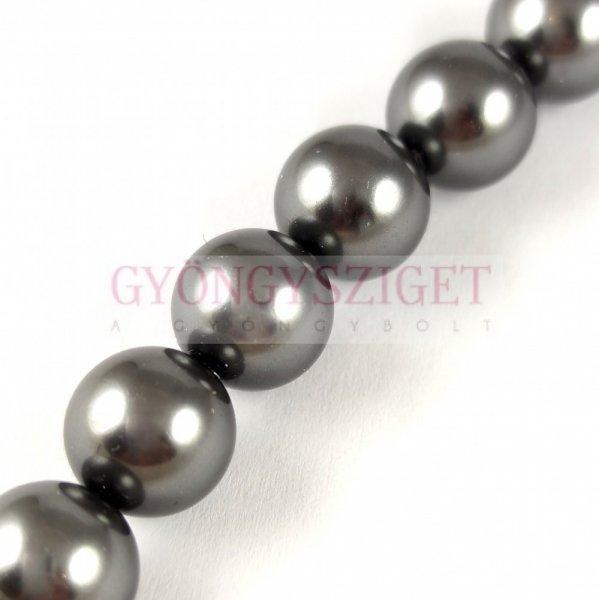 Swarovski igazgyöngy utánzat - Dark Grey - 12mm