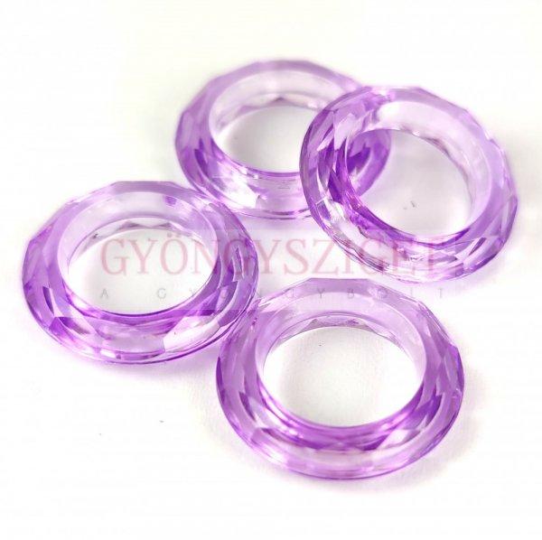 Műanyag gyűrű - Tanzanite - 20mm