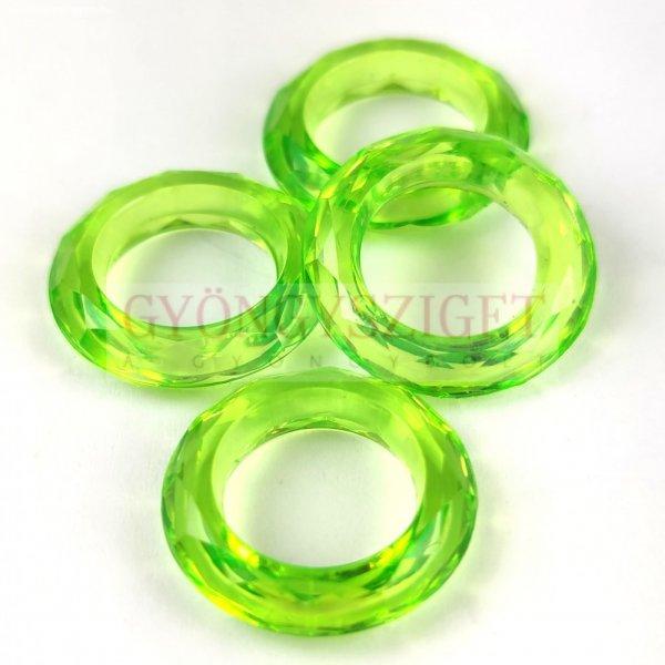 Műanyag gyűrű - Green - 20mm
