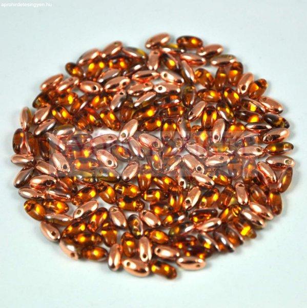 Rizo gyöngy-topáz apolló-2,5x6mm