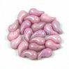 Zoliduo cseh prselt 2lyuk gyngy - Alabaster Pink Luster -