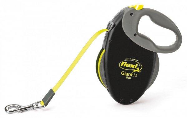 Giant Flexi póráz, M 8 m, max 25 kg, neon