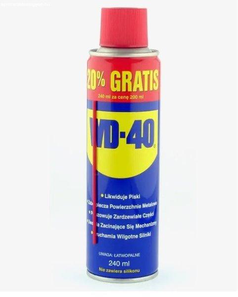 KORRÓZIÓGÁTLÓ WD-40 200 ML+20 % Kifutó termék!