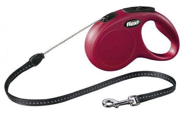 Classic Flexi piros póráz S max 12 kg - 8 m