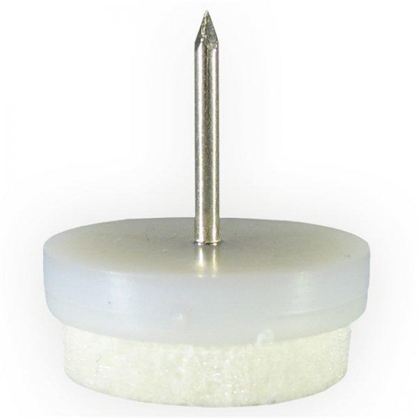 SB csúsztatófilc műanyag házas szeges d=20mm fehér (8db)
