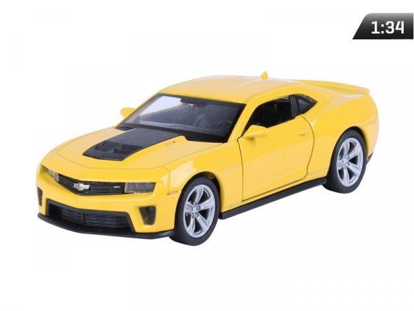 Makett autó, 01:34, Chevrolet Camaro ZL1, sárga.
