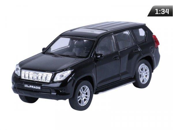 Makett autó, 01:34, ToyotLand Cruiser Prado, fekete.