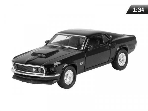 Makett autó, 01:34, 1969-es Ford Mustang Boss 429 fekete