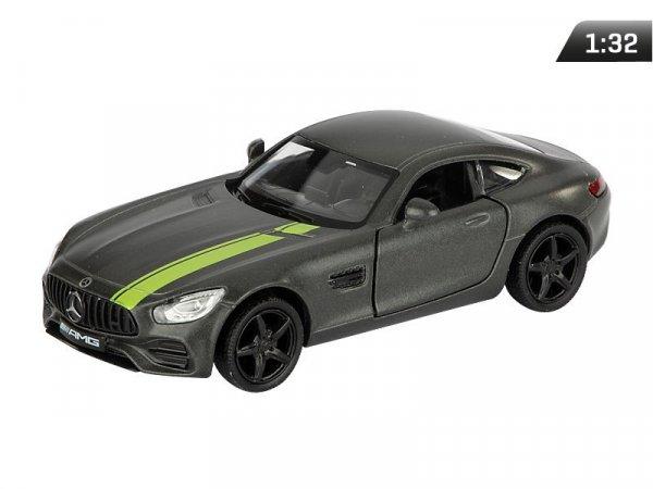 Makett autó, 01:32, Kinsmart Mercedes-Benz AMG GT S 2019 szürke.