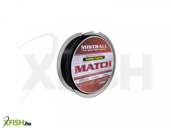 Mistrall Admunson Match Monofil zsinór 150 m 0,10 mm 1,90 kg Fekete