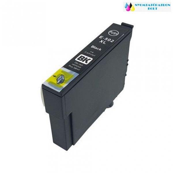 Epson T502XL (C13T02W14010) fekete utángyártott tintapatron