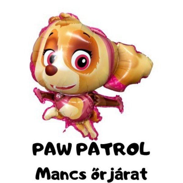 Óriás Paw Patrol-Mancs Őrjáratos fólia lufi 86x79cm - Skye