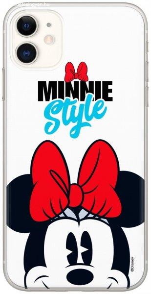 Disney szilikon tok - Minnie 027 Apple iPhone XR (6.1) fehér (DPCMIN32201)