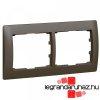 Legrand Galea Life keret kettes vzszintes, mlybronz, Legra