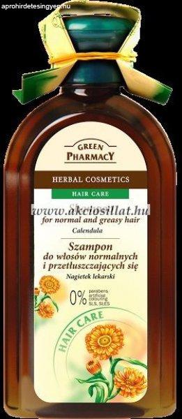 Green Pharmacy sampon normál és zsíros hajra körömvirág kivonattal 350ml 