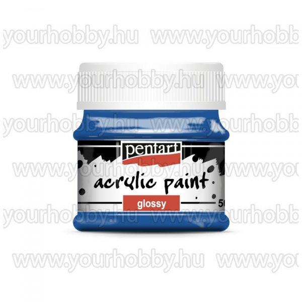 Pentart Fényes akrilfesték 50 ml - Kék