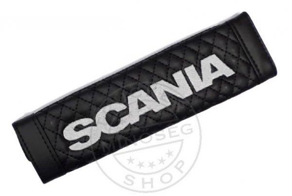 Scania biztonsági öv párna fekete steppelt
