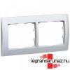 Legrand Galea Life keret kettes vzszintes, alumnium, Legra